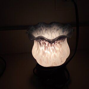 Vintage Art Deco Glass Tulip Lamp